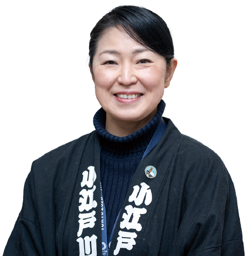 本川越駅観光案内所 チーフコンシェルジュ 間志津江さん