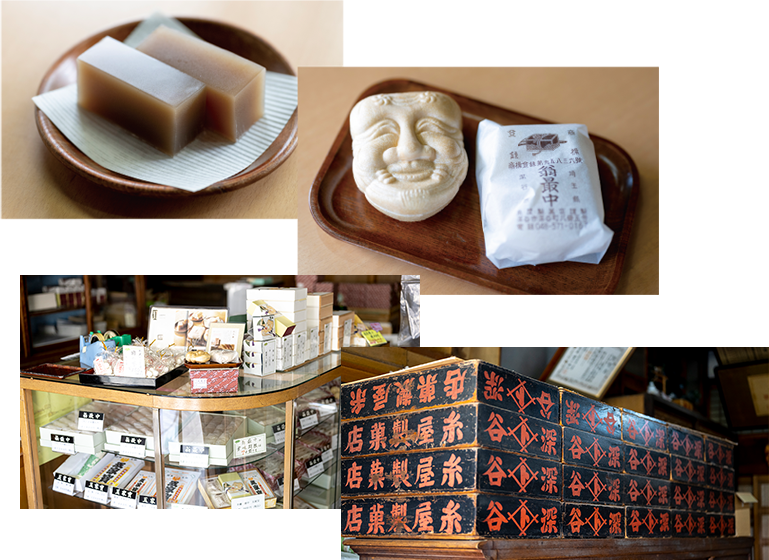 糸屋製菓店 翁羊羹 翁最中