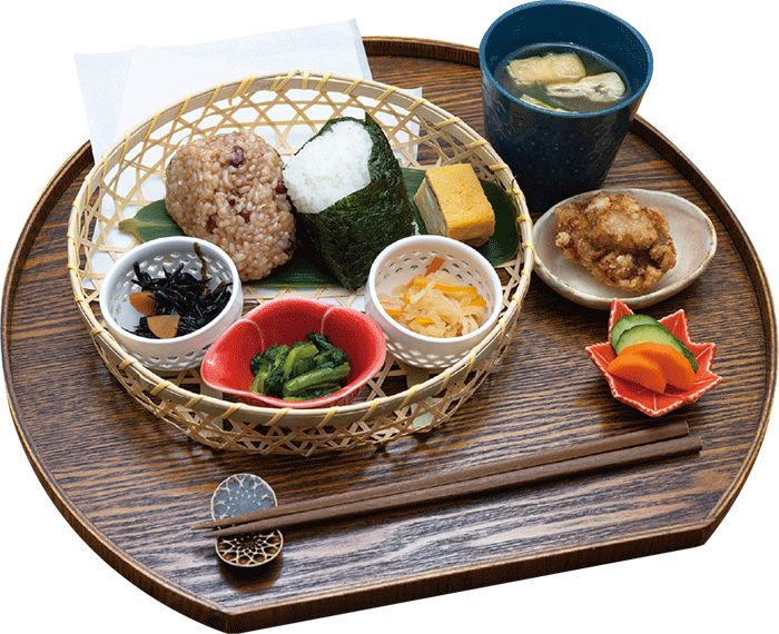 おむすびランチ（800円 税込）おむすびCafeころりん