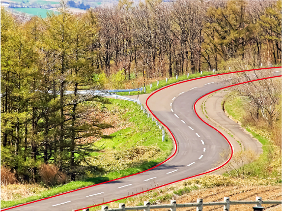 テクニック2構図の取り方は他にもたくさん！ 曲線構図