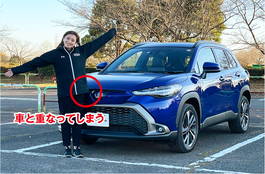 テクニック2 車+人物で撮る時は立ち位置を一工夫！