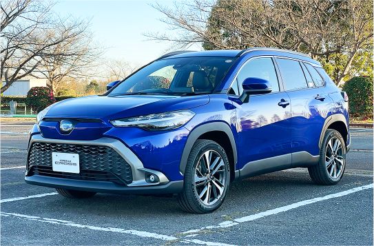 テクニック3 ハンドルを切ってタイヤのホイールもしっかりアピール！