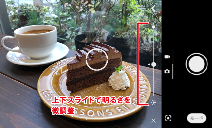 テクニック3 スマホの機能で被写体にピントを合わせる