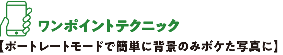 ワンポイントテクニック 