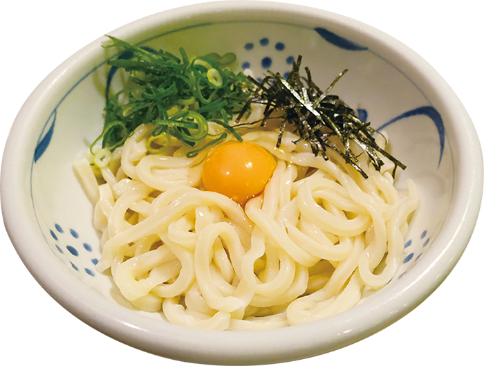 生醤油たまごうどん