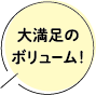 大満足のボリューム