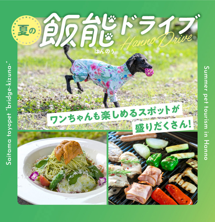 ワンちゃんも楽しめるスポットが盛りだくさん！ 飯能ドライブ