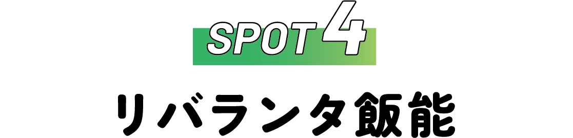 SPOT4 リバランタ飯能