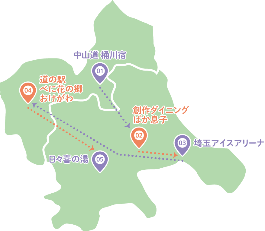 OKEGAWA/AGEO CITY MAP