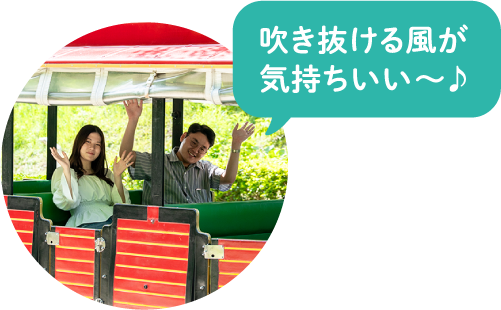 吹き抜ける風が気持ちいい～♪