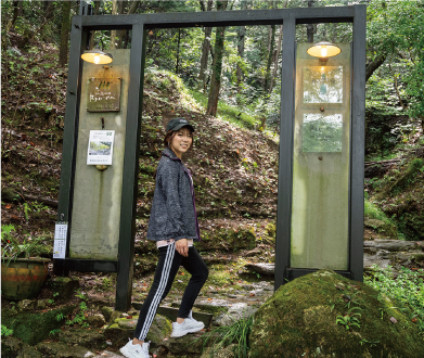鬼岩公園内のエントランス