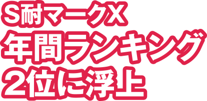 S耐マークX 年間ランキング 2位に浮上