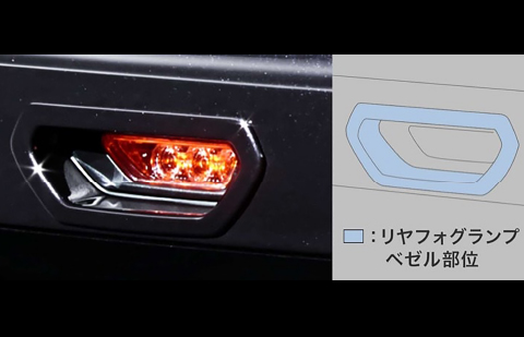 リヤスタイリングキット（寒冷地仕様車用）（リヤスカート+リヤフォグランプベゼル+マフラーカッター）