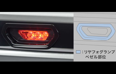 リヤスタイリングキット（寒冷地仕様車用）（リヤスカート+リヤフォグランプベゼル+マフラーカッター）