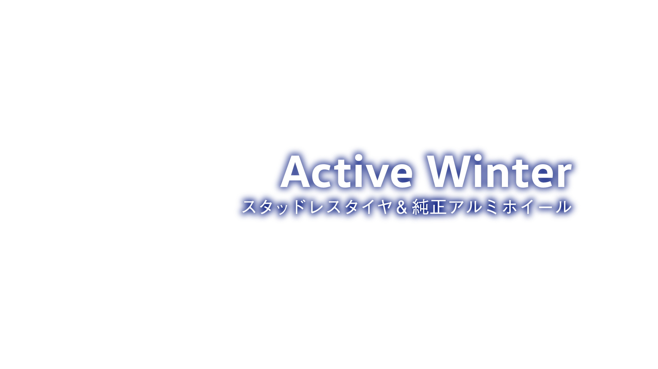 Active Winter スタッドレスタイヤ＆純正アルミホイール
