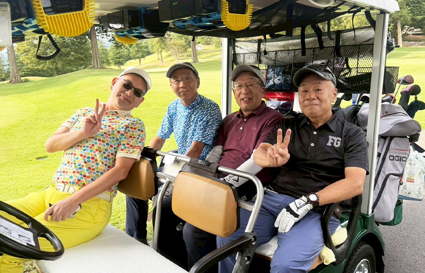 お客様交流イベントゴルフセッション 昨年度の様子